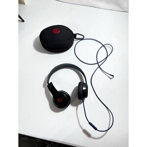 Beats by Dr.‎ Dre B0518 Solo 2 On Ear Headphones Black Broken Parts Repair